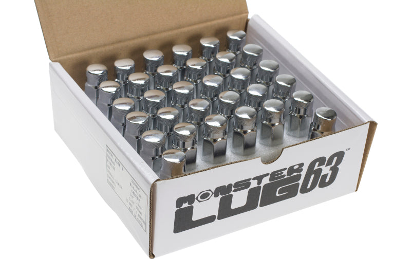 Wheel Mate Monster Lug 63 Nut Set of 32 - Chrome 14x1.50 Lug Nuts Wheel Mate