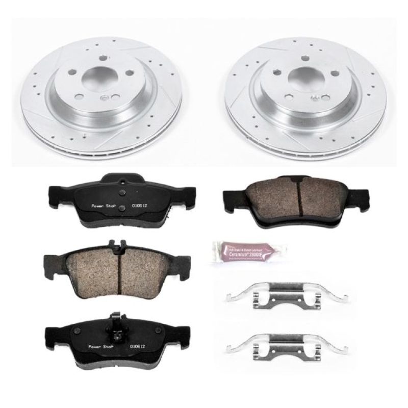 Power Stop 03-06 Mercedes-Benz S430 Rear Z23 Evolution Sport Brake Kit Brake Kits - Performance D&S PowerStop