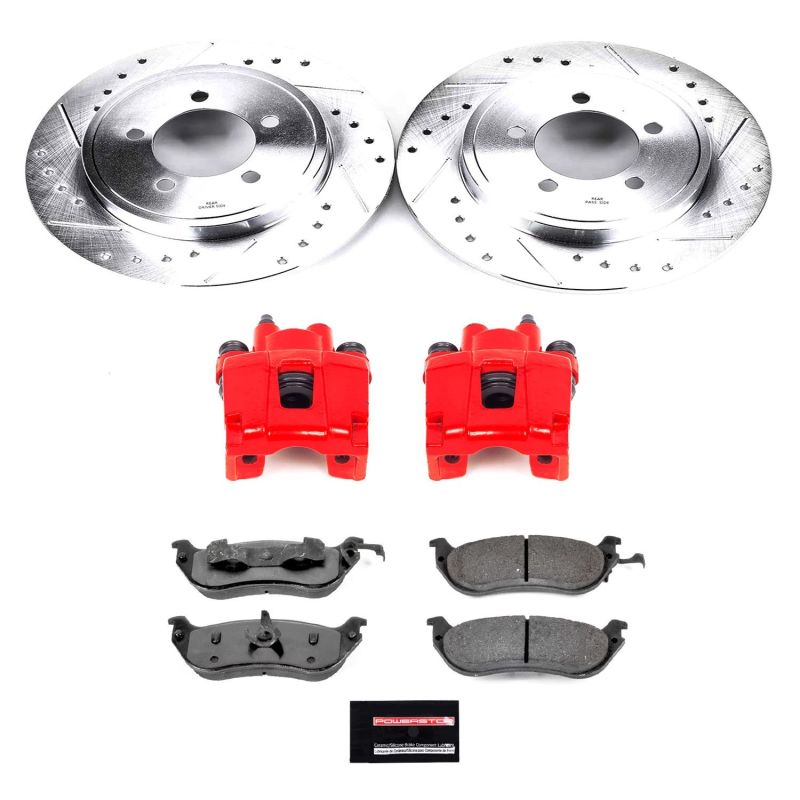 Power Stop 02-05 Ford Explorer Rear Z36 Truck & Tow Brake Kit w/Calipers Brake Kits - Performance D&S PowerStop