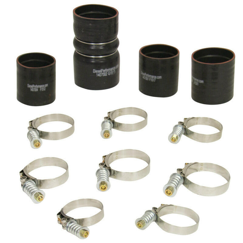 BD Diesel Intercooler Hose & Clamp Kit - 2008-2010 Ford 6.4L Powerstroke Intercooler Pipe Kits BD Diesel