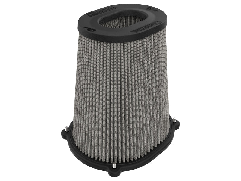 aFe Quantum Pro DRY S Air Filter Inverted Top - 5.5inx4.25in Flange x 9in Height - Dry PDS Cold Air Intakes aFe