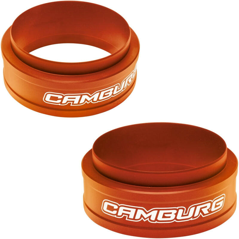 Camburg Ford Raptor 21-23 1.5in Front Spring Preload Spacer Kit (Fox Orange) Preload Adjusters Camburg