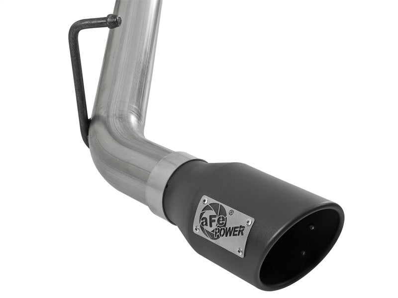aFe Mach Force-XP Exhaust 3in CB SS 15-17 GM Colorado/Canyon 2.5L/3.6L Side Exit w/ Black Tip Catback aFe