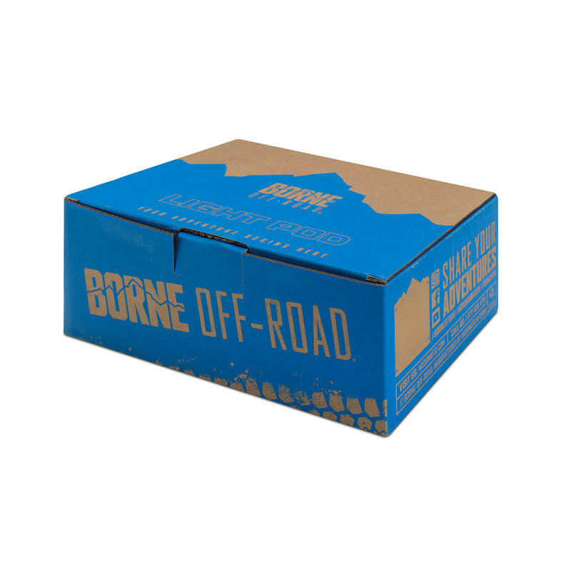 Borne Off-Road 21+ Bronco Light Pods 2pc Ditch 3x3 Flood Upfit Light Bars & Cubes Borne Off-Road