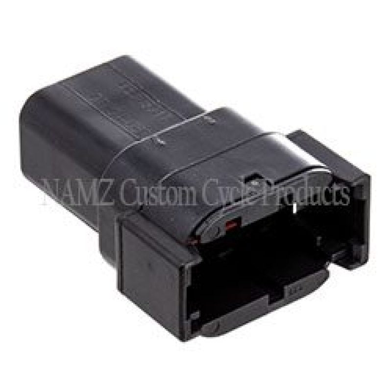 NAMZ Deutsch DTM 8-Position Receptacle w/8 Stamped Terminals & Wedgelock - Black (HD 74108-98BK) Wiring Connectors NAMZ