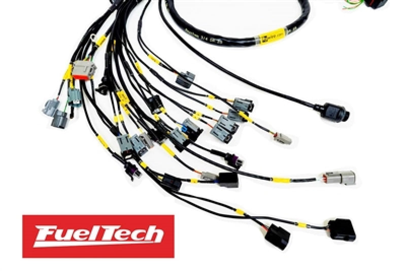 Rywire Honda K-Series (w/FuelTech 550 ECU) Eng Harness w/OBD2 Alt/EV14 Inj/AEM IAT/MAP (Adapter Req) Wiring Harnesses Rywire