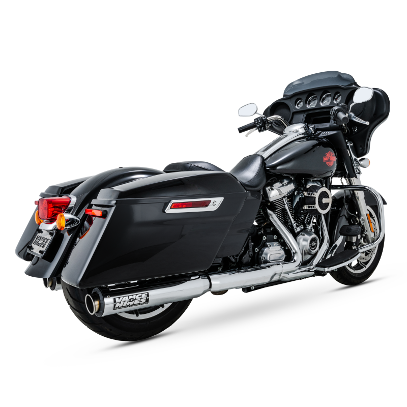 Vance & Hines 17-24 Harley-Davidson Touring Supersport Slip-On - Chrome Powersports Exhausts Vance and Hines
