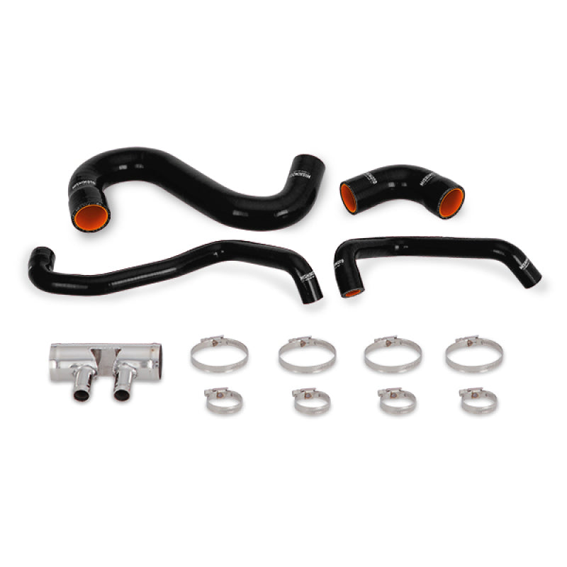 Mishimoto 2015+ Ford Mustang GT Silicone Lower Radiator Hose - Black Hoses Mishimoto
