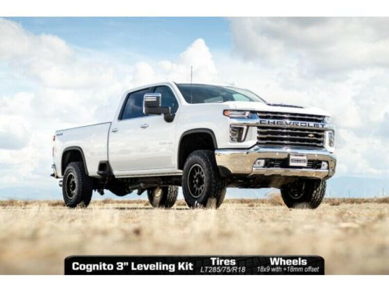 Cognito 20-24 Chevy/GMC Silv/Sierra 2500/3500 HD 2WD/4WD 3in Premier Leveling Kit w/ Fox PSRR 2.0 Leveling Kits Cognito