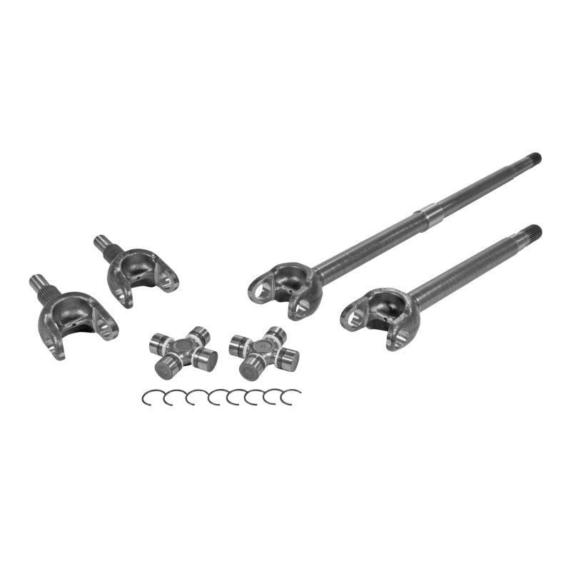 Yukon Gear Front 4340 Chromoly Axle Kit For Jeep JL Dana 30 27 Spline FAD Del. w/1350 (7166) Joints Axles Yukon Gear & Axle