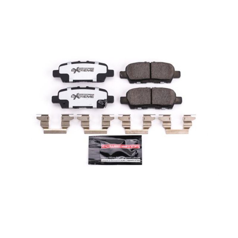 Power Stop 11-12 Infiniti EX35 Rear Z26 Extreme Street Brake Pads w/Hardware Brake Pads - Performance PowerStop
