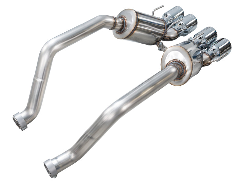 AWE Tuning C6 Chevrolet Corvette Z06/ZR1 Touring Edition Axle-Back Exhaust w/ Chrome Silver Tips Axle Back AWE Tuning