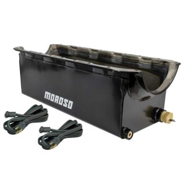 Moroso BBC Mk IV Monster Truck 7.75in Deep Wet Sump 9.5 Qt Steel Oil Pan Oil Pans Moroso