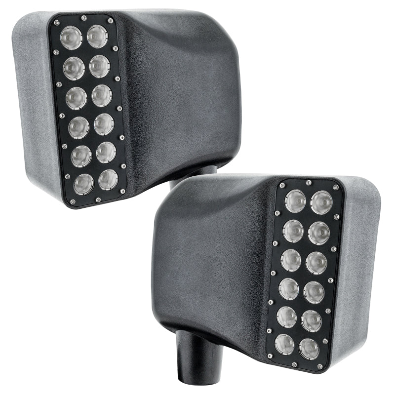 Oracle Jeep Wrangler JK Off-Road Side Mirrors - 6000K Side Mirrors ORACLE Lighting