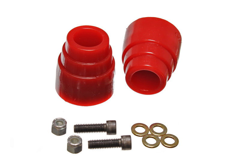 Energy Suspension 00-04 Ford Excursion 4WD Red Front Axle Bump Stop Set Bushing Kits Energy Suspension
