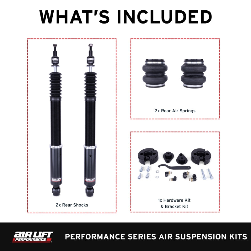 Air Lift Performance 18-25 Honda Accord Sedan Rear Air Suspension Kit Air Suspension Kits Air Lift