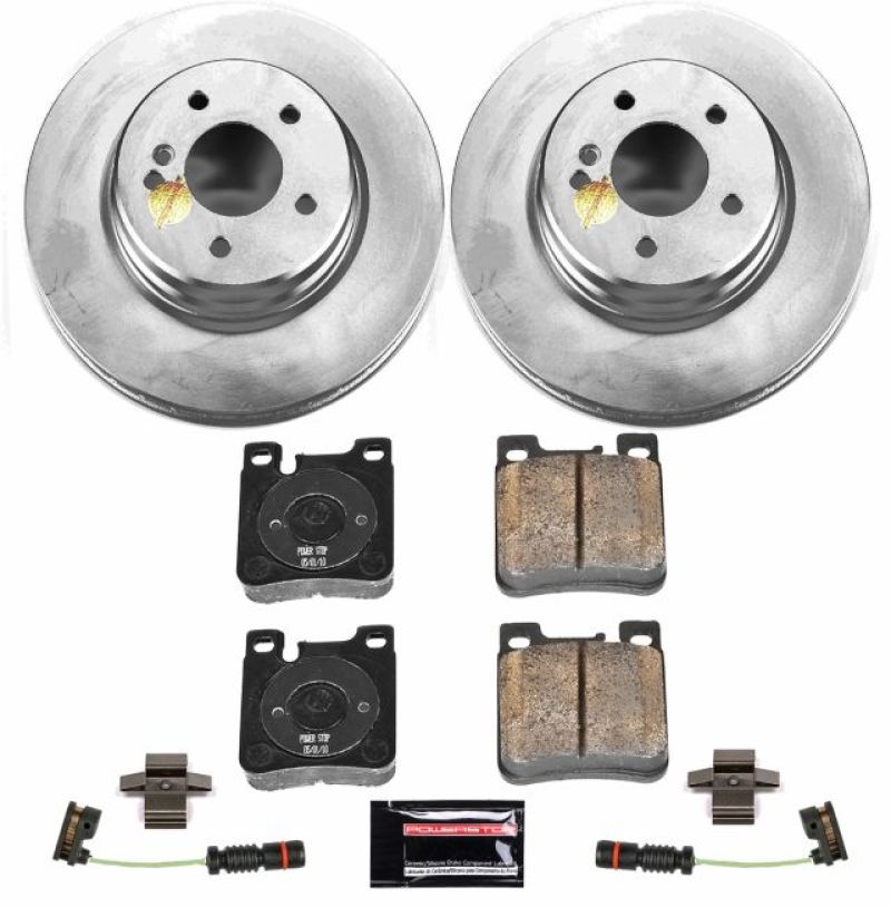 Power Stop 01-02 Mercedes-Benz E430 Rear Z23 Evolution Sport Coated Brake Kit Brake Kits - Performance D&S PowerStop