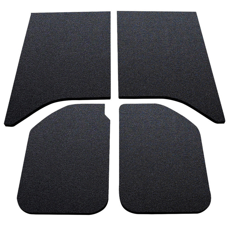 DEI 11-18 Jeep Wrangler JK 2-Door Boom Mat Headliner - 4 Piece - Black Hard Top Accessories DEI