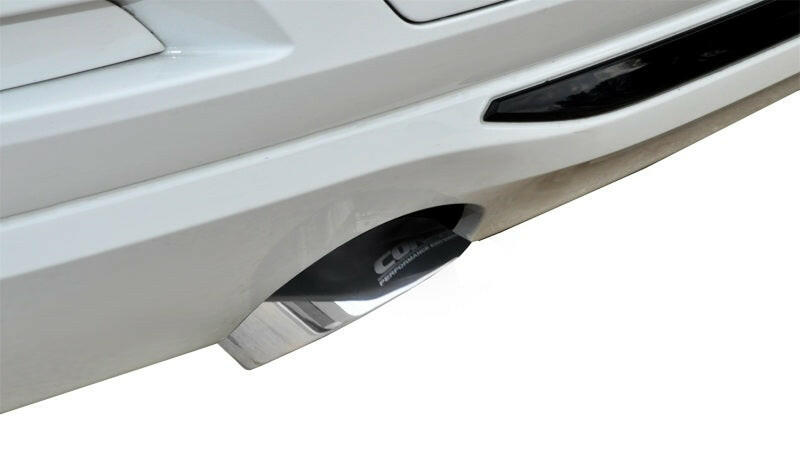 Corsa 12-14 BMW 335i Sedan AWD F30 3in Polished Touring Dual Rear Single 3.5in Tip Cat-Back Catback CORSA Performance