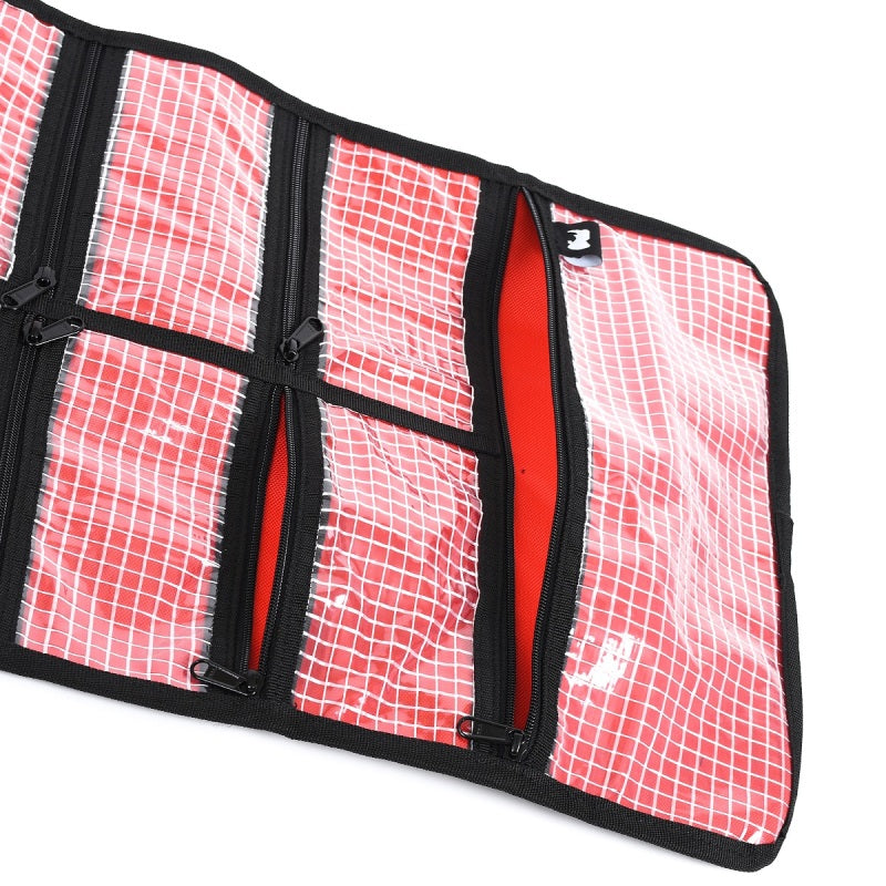 Go Rhino XVenture Gear First Aid Roll - Large (5x5in. Closed) 12oz Waxed Canvas - Black Cargo Boxes & Bags Go Rhino