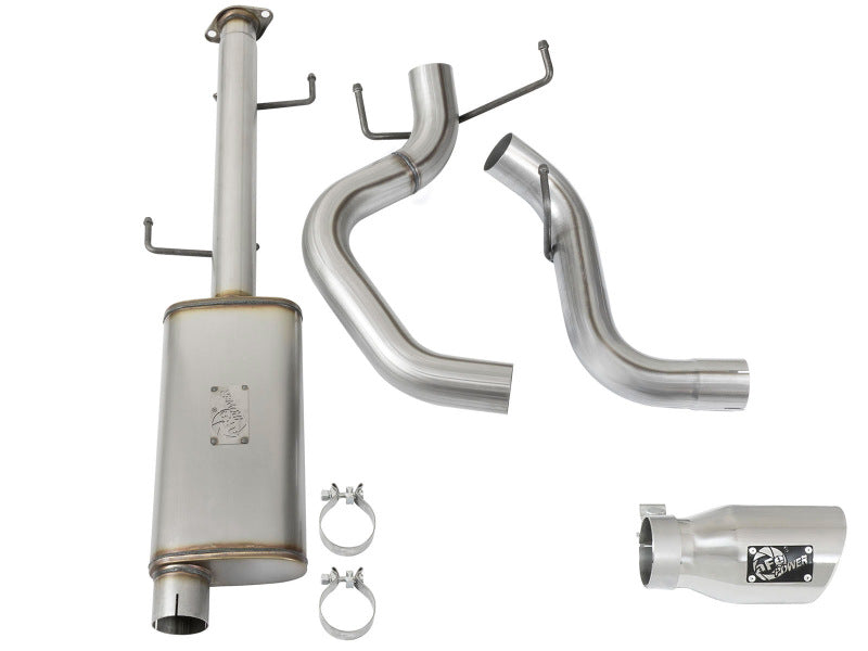 aFe MACH Force Xp 3in SS Cat-Back Single Side Exit Exhaust w/Polished Tips 07-14 Toyota FJ Cruiser Catback aFe