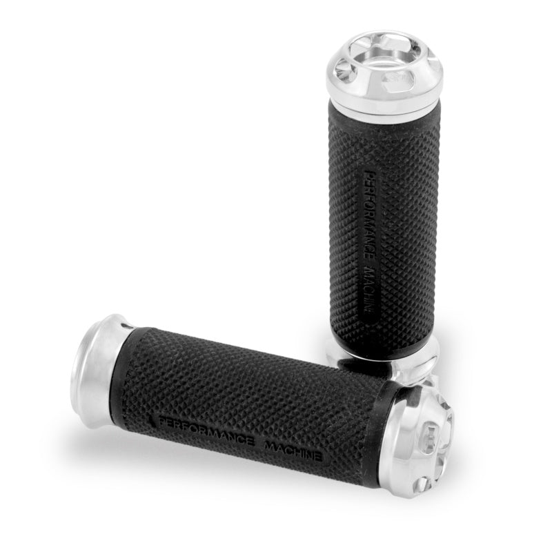 Performance Machine Handle Grip Set - Apex TBW - Chrome Grips Performance Machine
