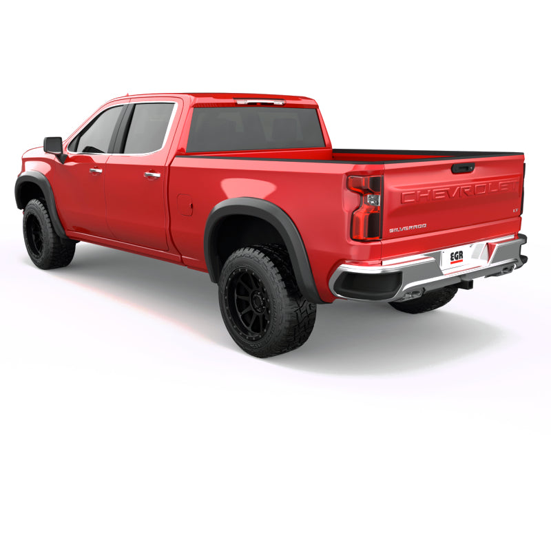EGR 19-22 Chevrolet Silverado 1500 Baseline Standard Style Fender Flares Set Of 4 Fender Flares EGR