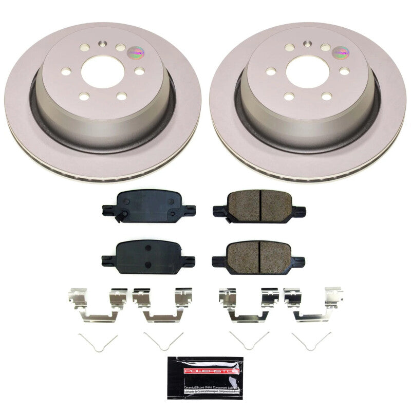 Power Stop 21-22 Chevrolet Colorado Rear Z17 Coated Brake Kit Brake Kits - Performance Blank PowerStop