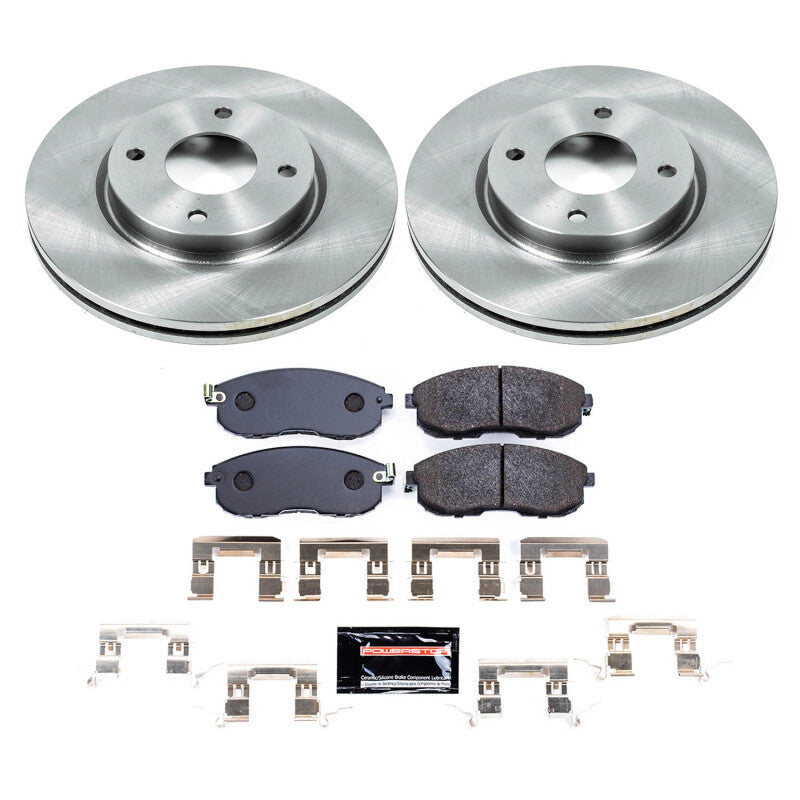 Power Stop 09-14 Nissan Cube Front Track Day Brake Kit Brake Kits - Performance Blank PowerStop