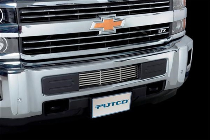 Putco 15-19 Chevy Silv HD - Stainless Steel - Bar Design Bumper Grille Inserts Grilles Putco