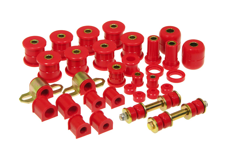 Prothane 85-87 Toyota Corolla GTS/SR5 Total Kit - Red Bushings - Full Vehicle Kits Prothane