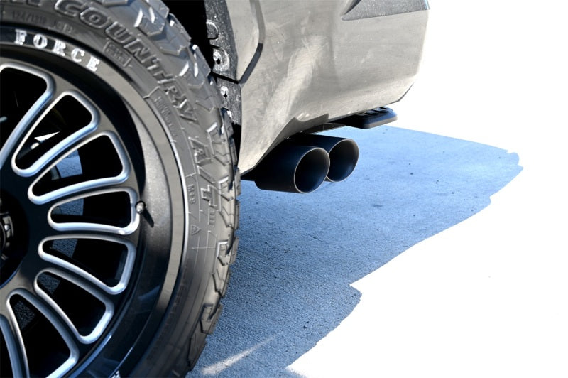 Gibson 2022 Toyota Tundra 3.5L-T V6 5.5ft bed 2.5in Cat-Back Dual Sport Exhaust - Black Elite Catback Gibson