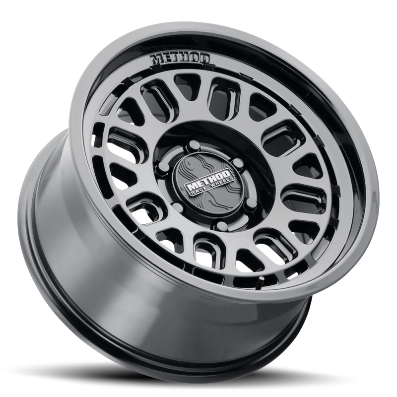 Method MR321 17x8.5 +25mm Offset 6x5.5 BP 106.25mm CB Gloss Black Wheel Wheels - Cast Method Wheels