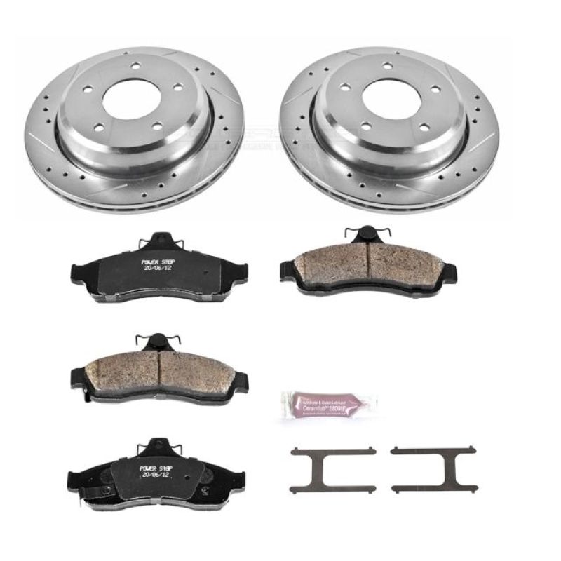 Power Stop 94-96 Chevrolet Caprice Rear Z23 Evolution Sport Brake Kit Brake Kits - Performance D&S PowerStop