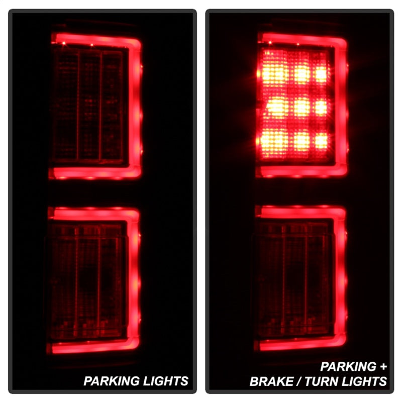 Spyder 18-19 Ford F-150 (w/o Blind Spot Sensor) LED Tail Lights - Black (ALT-YD-FF15018-LED-BK) Tail Lights SPYDER