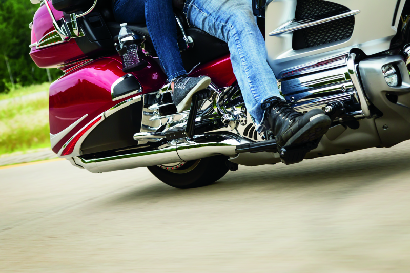 Kuryakyn Transformer Floorboards 01-17 Honda GL1800 Black Footpegs Kuryakyn