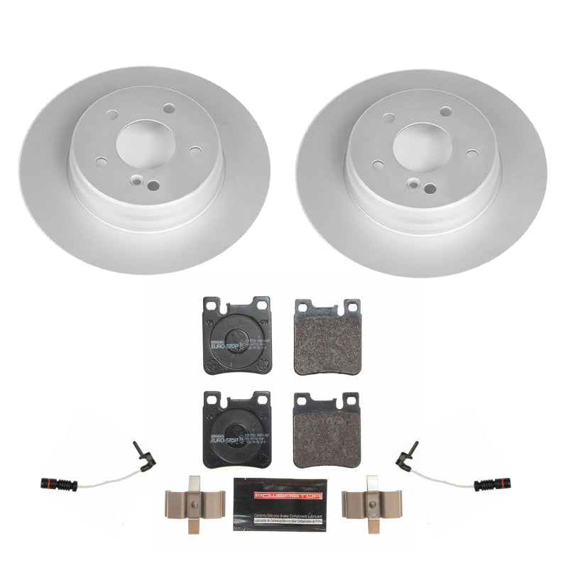 Power Stop 98-99 Mercedes-Benz CLK320 Rear Euro-Stop Brake Kit Brake Kits - OE PowerStop