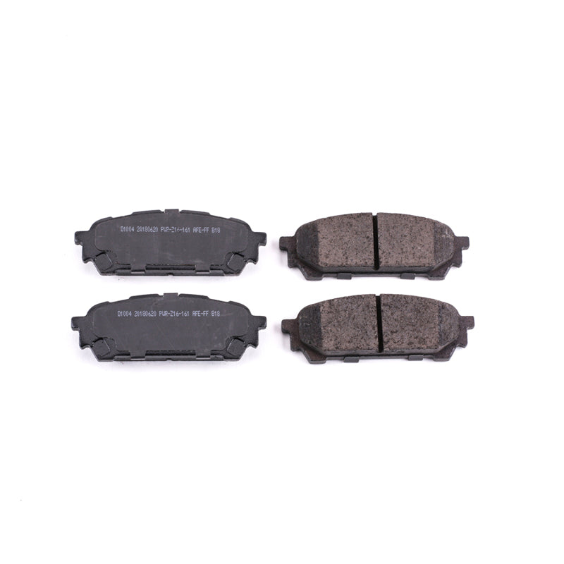 Power Stop 05-06 Saab 9-2X Rear Z16 Evolution Ceramic Brake Pads Brake Pads - OE PowerStop