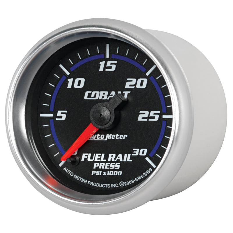 Autometer Cobalt 52mm 0-30,000 PSI F/S Electronic Diesel Fuel Rail Pressure Gauge (Cummins 5.9L) Gauges AutoMeter