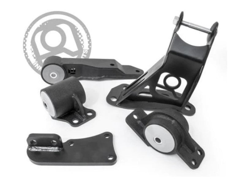 Innovative 00-07 Honda Insight K-Series Black Steel Mounts 95A Bushings (Auto to Manual) Engine Mounts Innovative Mounts