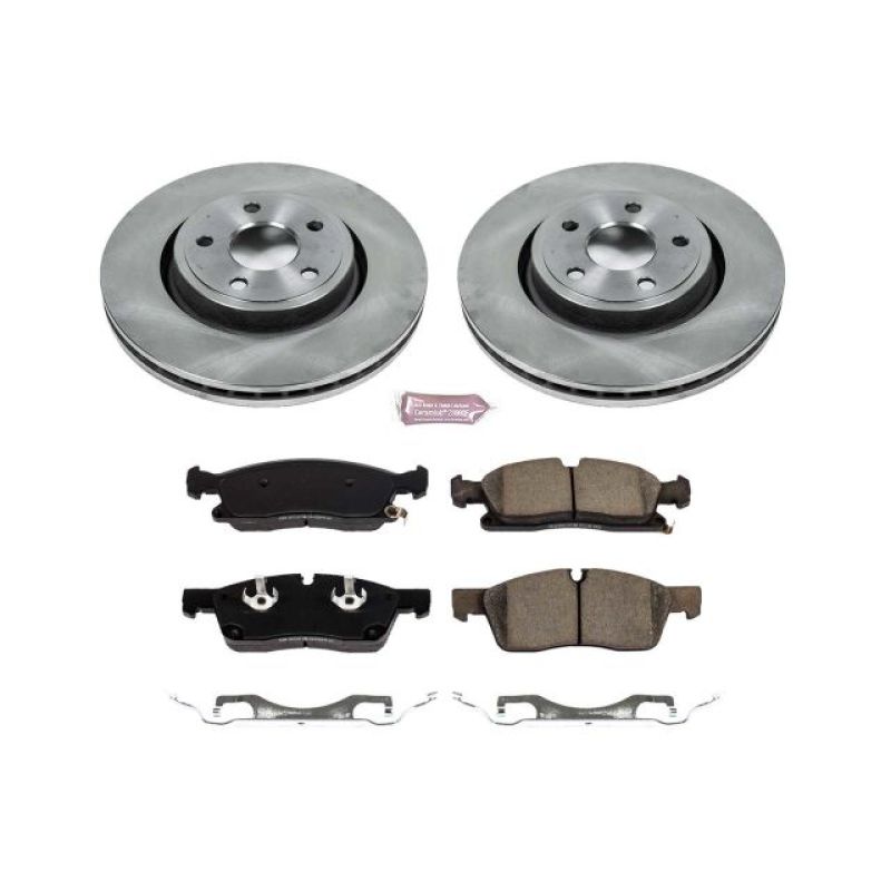Power Stop 16-19 Jeep Grand Cherokee Front Autospecialty Brake Kit Brake Kits - OE PowerStop
