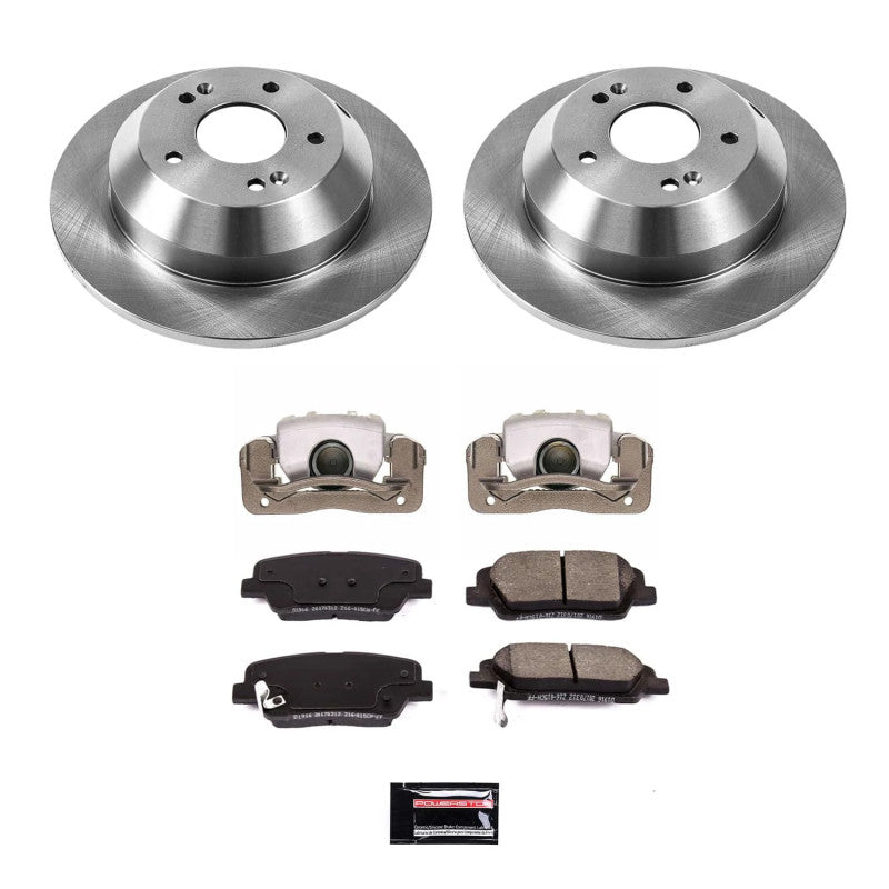 Power Stop 13-16 Hyundai Santa Fe Rear Autospecialty Kit w/Calipers Brake Kits - OE PowerStop