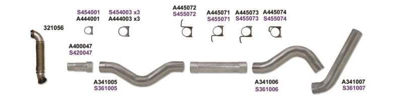 Diamond Eye KIT 5in Catback MRP Single w/ TDP SS 06-07 Chevy/GMC 6.6L Duramax 2500/3500 Catback Diamond Eye Performance