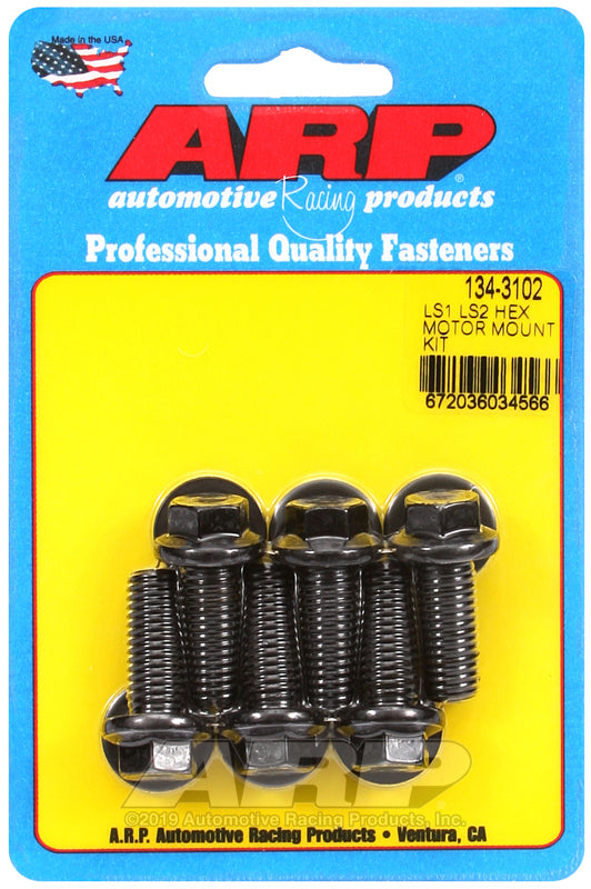 ARP LS1 LS2 Hex Motor Mount Bolt Kit Hardware Kits - Other ARP