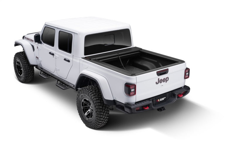 Rugged Ridge Armis Retractable Locking Bed Cover 20-21 JT Tonneau Covers - Hard Fold Rugged Ridge