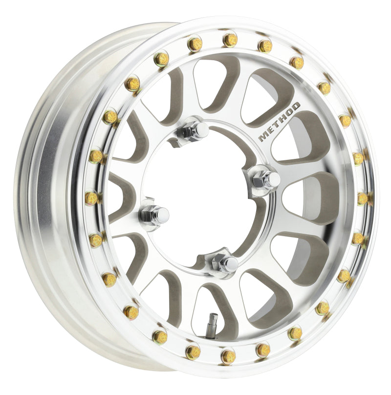 Method MR401-R UTV Beadlock 15x5 / 2.5+2.5/0mm Offset / 4x156 / 127mm CB Machined - Raw Wheel Wheels - Cast Method Wheels