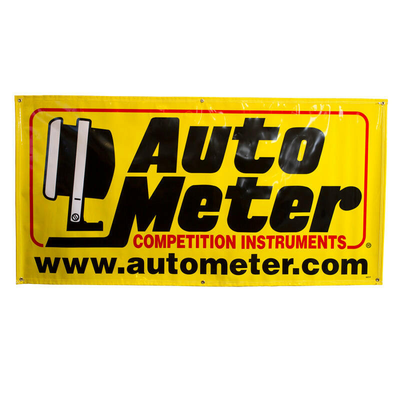 Autometer 6ft x 3ft Race Banner Marketing AutoMeter