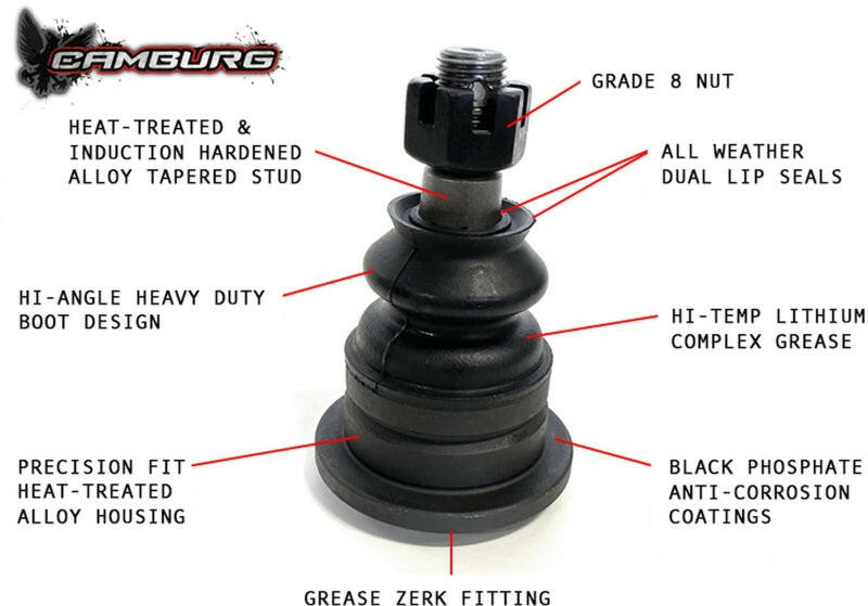 Camburg Toyota 4-Runner 03-23 / FJ 07-14 Performance X-Joint Upper Arms Suspension Arms & Components Camburg