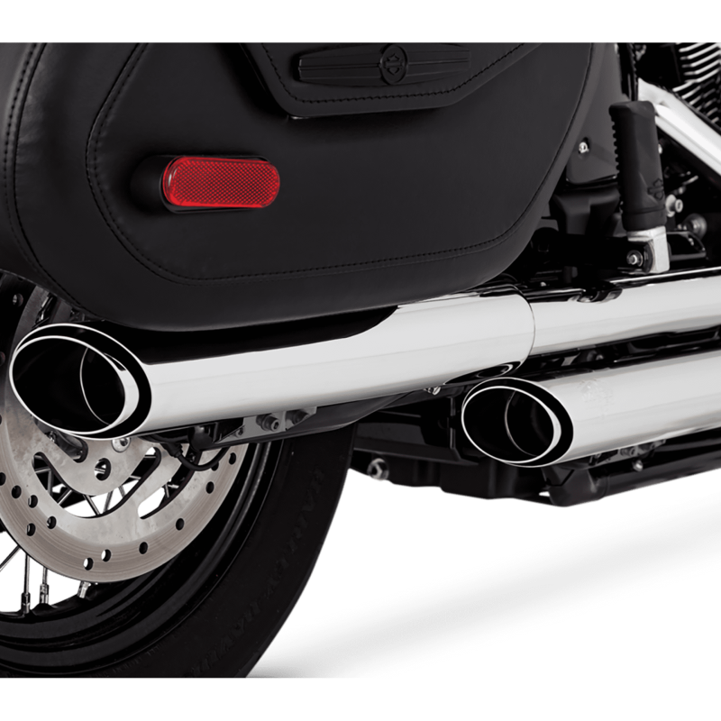 Vance & Hines 18-22 Harley-Davidson Softail Heritage Twin Slash PCX Slip-On Exhaust - Chrome Motorcycle Slip-On Vance and Hines