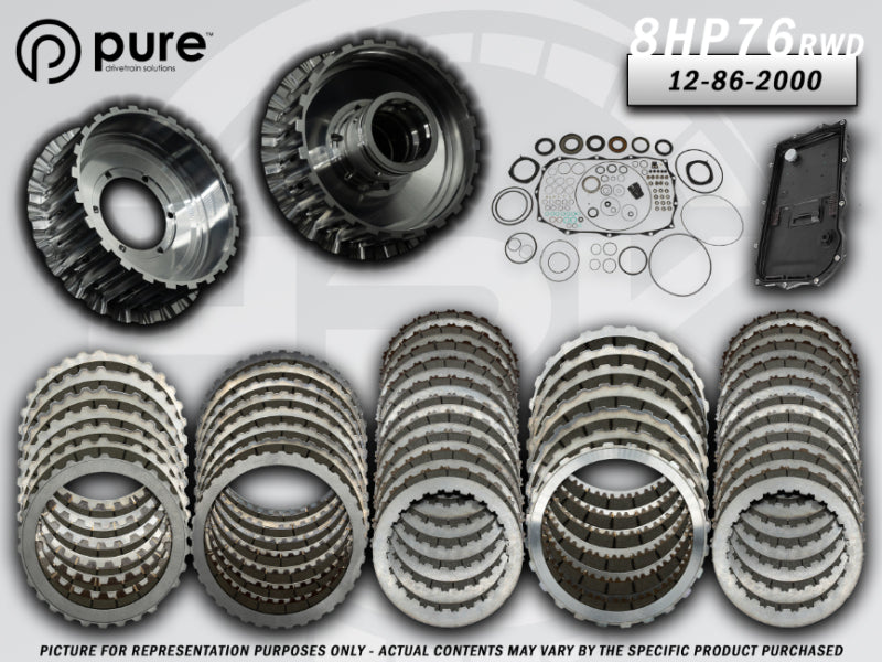 Pure Drivetrain 8HP76 High Performance Transmission Hard Parts Kit - RWD - Stage 2 Transmission Rebuild Kits Pure Drivetrain Solutions